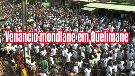 Marcha de Venâncio mondlane em Quelimane YouTube