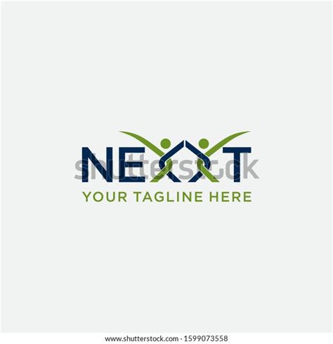 Next Logo Vector Template Illustration Stock Vector (Royalty Free) 1599073558