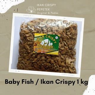 Jual Baby Fish Ikan Crispy Pepetek Kg Di Goreng Dadakan Sipetek