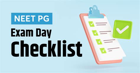 Neet Pg Exam Day Checklist Do S And Don Ts Prepladder