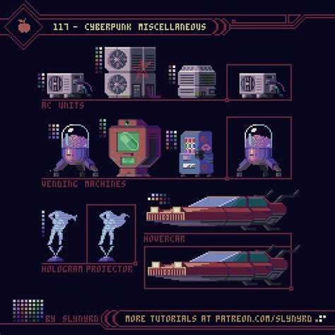 Pixelblog - 42 - Cyberpunk Pixel Art — SLYNYRD