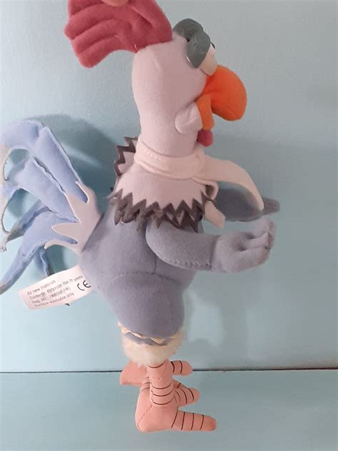 Fowler the Veteran Chicken Run Plush Beanie Toy Dreamworks - Etsy