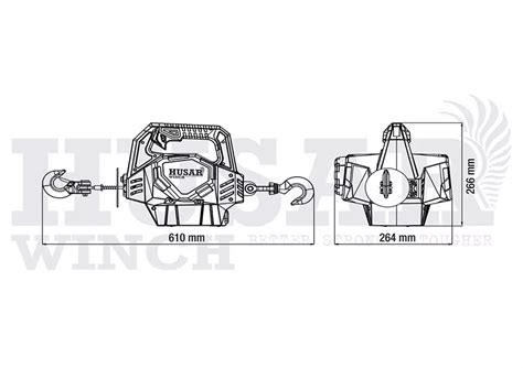 Лебедка аккумуляторная переносная Husar Winch 1000 lbs – купить с ...