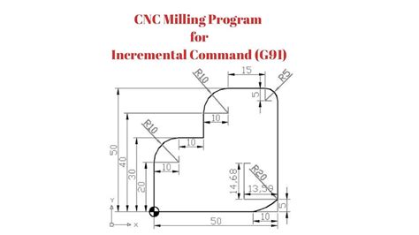 Cnc Programming Of Arcs Cnc Milling Program Radius Milling Program G