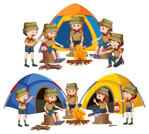 Free Camping Clipart Images - Free Download on Freepik