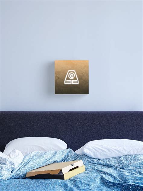 Aaroca Avatar Earth Bending Element Symbol Canvas Print Canvas Posters