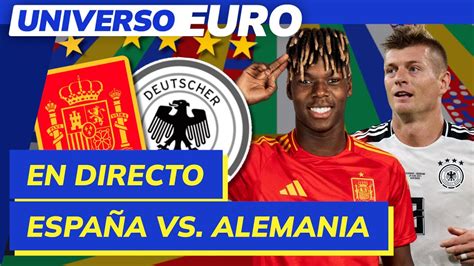 ESPAÑA vs ALEMANIA EN VIVO EUROCOPA 2024 EN DIRECTO hoy CUARTOS de la