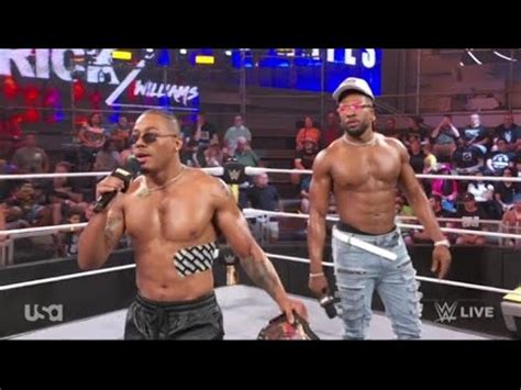 Wwe Nxt Carmelo Hayes Trick Williams Call Out Bron