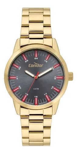 Reloj analógico dorado para hombre Condor CO2035msz4c color de fondo