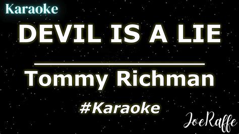 Tommy Richman DEVIL IS A LIE Karaoke YouTube