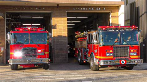 Lacofd Quint Engine Reserve Squad Responding Youtube