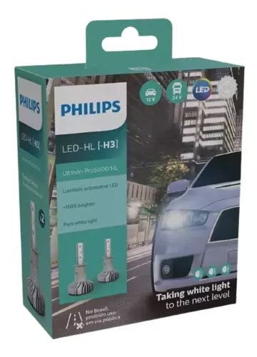 Par De L Mpadas De Led Ultinon Philips Pro K V Frete Gr Tis