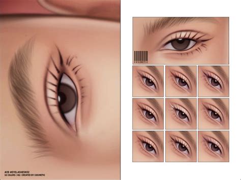 The Sims Resource Maxis Match D Eyelashes N Unisex Mod Makeup