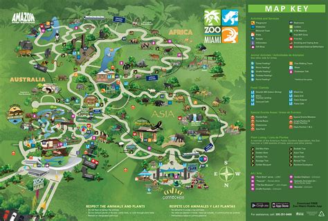 Zoo Miami Guide Map on Behance