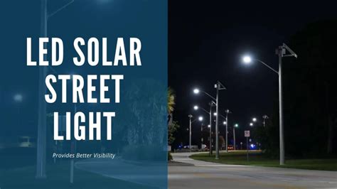 Solar Street Lights The Growing Trend In Sustainable Outdoor Lighting