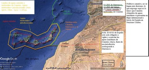 Respetando La Periferia Mar Tima De Canarias Marruecos Solo Posee