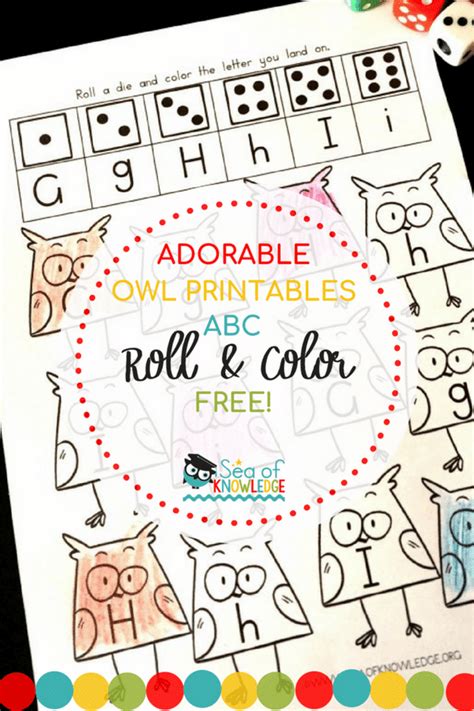 No Prep Alphabet Roll and Color Printable Letter Game - Classroom Freebies