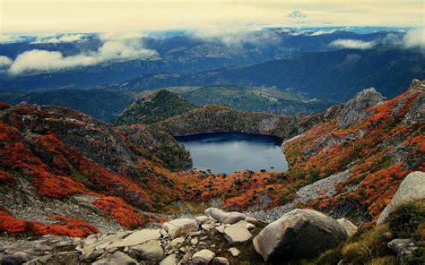 nature, Landscape, Mountain, Lake, Forest, Shrubs, Chile, National Park ...