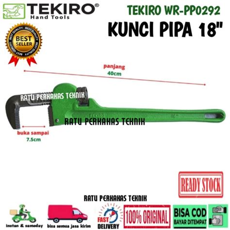 Jual Kunci Pipa Tekiro Inch Pipe Wrench Wr Pp Kunci Ledeng