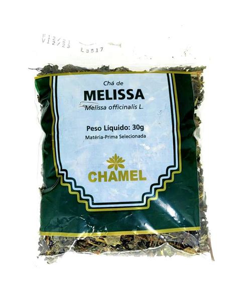 Cha Melissa Chamel 30g Reuter Natur Alimentação saudável e