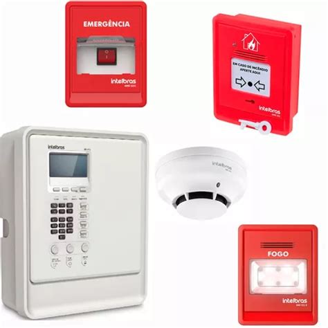 Kit Central De Alarme Incendio Cie 1125 Ame 522 Intelbras