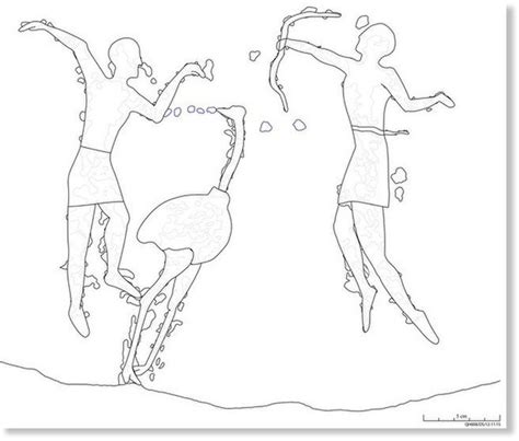 6,000yo Ancient Rock Carvings Depicting Masked People Discovered in ...