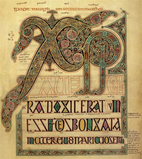 XPI autem generatio: The Book of Kells and the Chi-Rho Page - Celtic ...