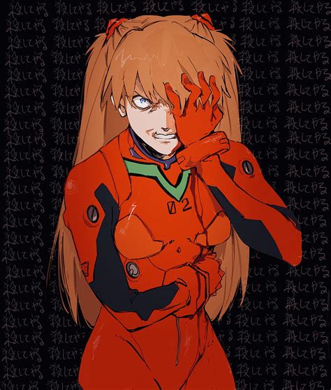 2k Free Download Neon Genesis Evangelion Anime Girls Long Hair