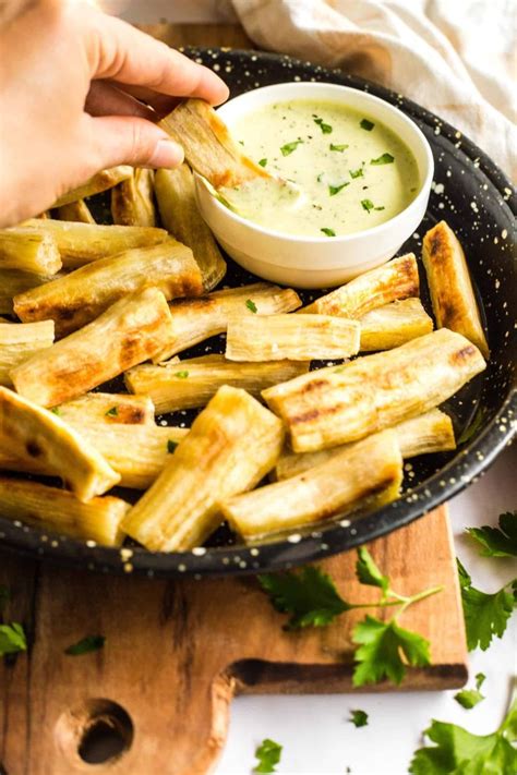 Crispy Baked Yuca Fries Gluten Free Vegan Cassava Recipe Yuca