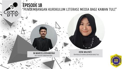 BINCANG TANGKAL HOAKS BTS Eps 18 PENGEMBANGAN KURIKULUM LITERASI