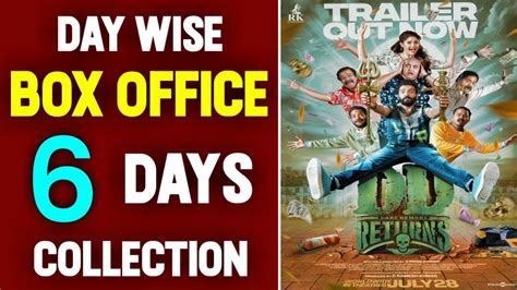 Dd Returns Tamil Movie Days Box Office Collection Santhanam