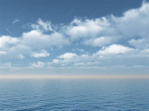 Ocean Blue Peaceful 3d Photo Background And Picture For Free Download - Pngtree