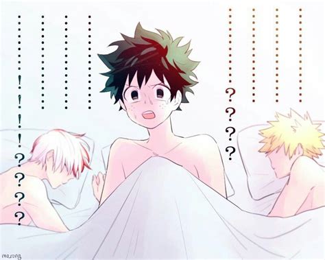 Boku No Hero Academia Midoriya Izuku Todoroki Shouto Katsuki Bakugou My Hero Academia Mha