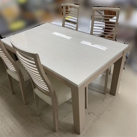 J1342 現行販売品 シギヤマ家具 伸長式ダイニングテーブルセット 椅子4脚付 Free 135 Table ダイニングテーブル ダイニ