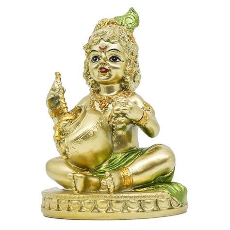 Buy Hindu God Baby Krishna Statue Indian Small Krishna Idol Figurine