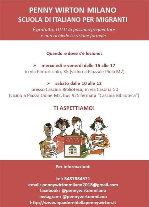 PENNY WIRTON Milano Scuola Di Italiano Per Migranti Italianostranieri