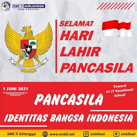 SMK TI Airlangga Samarinda Selamat Hari Lahir Pancasila