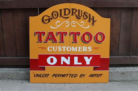 Goldrush Tattoo Saloon Doors On Behance