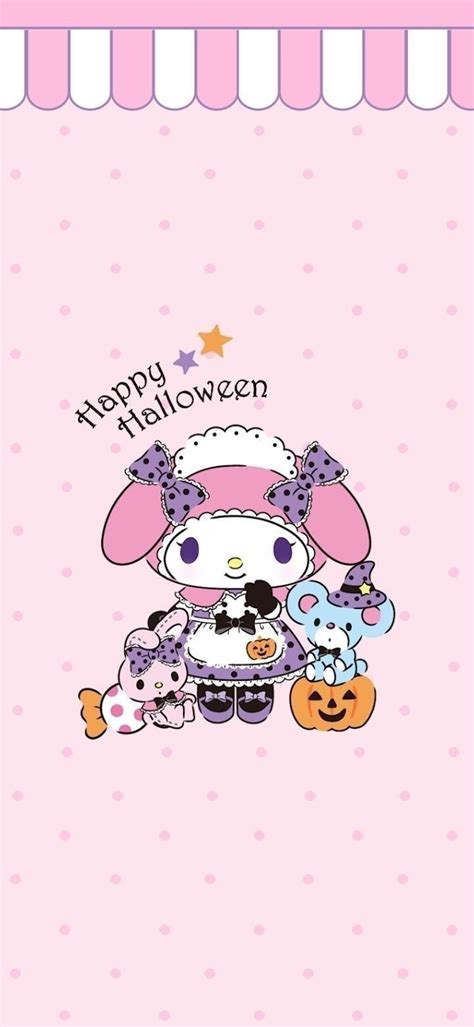 My Melody Fall Hello Kitty Halloween Wallpaper My Melody Wallpaper