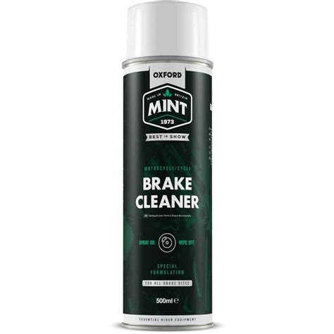 Oxford Mint Brake Cleaner 500ml Motorcycle Clothing Bike Stop UK