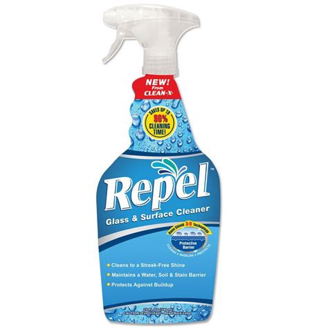 Clean X 25 Oz Repel Glass Cleaner 7100 7 The Home Depot