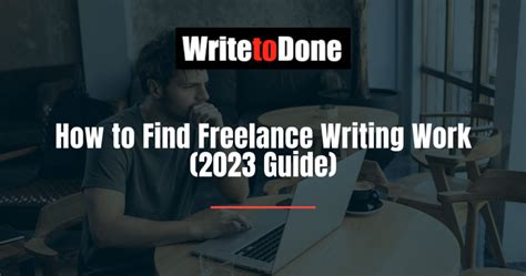 how to find freelance writing work