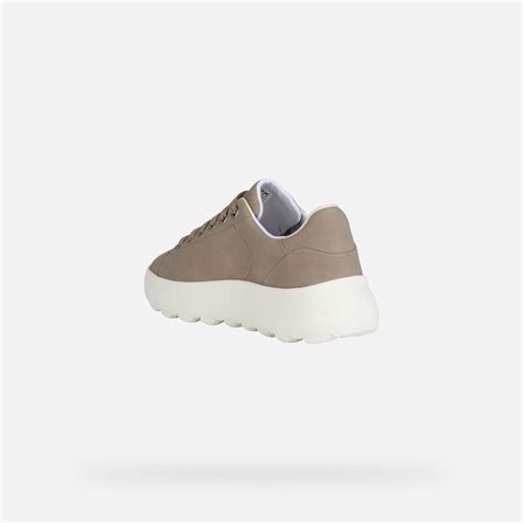 Geox Spherica Ec B Low Top Sneakers Sand Woman Geox