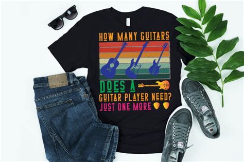 How Many Guitars Does A Guitar Player Ne Graphic By Kdp Supervise · Creative Fabrica