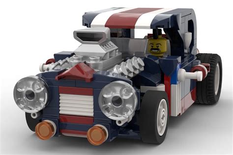 Lego Ideas Customize Your Ride With Lego K Drive Old Glory Rat Rod