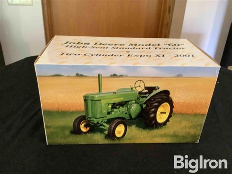 1955 1956 John Deere 60 Die Cast High Seat Standard Tractor Bigiron