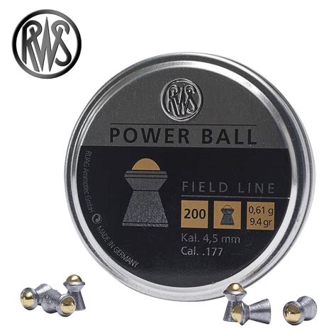 RWS Power Ball 177 Air Gun Pellets Londero Sports