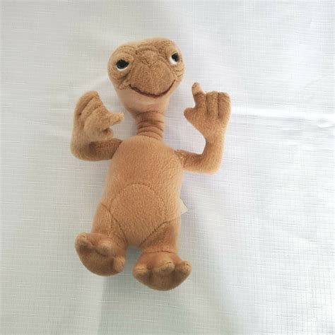 8” E T Extra Terrestrial Plush Doll Alien Movie Et Toy Factory Brown Movie Ebay In 2023