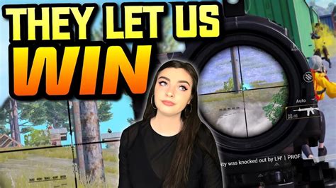 THEY LET US WIN 28 KILLS PUBG Mobile YouTube