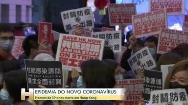 Jornal Hoje Hong Kong Registra Morte Pelo Novo Coronav Rus Globoplay